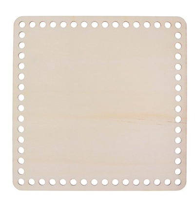 8652-02 - Stafil - Wooden Square 20x20cm with 7mm holes