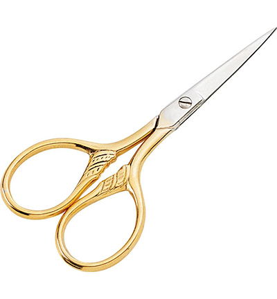 339010-312 - Stafil - Embroidery Scissor handle gilded, 9,5cm