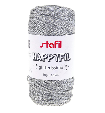 108087-01 - Stafil - HappyFil extra glitter, Silver