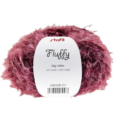 54997 - Fluffy yarn, Red