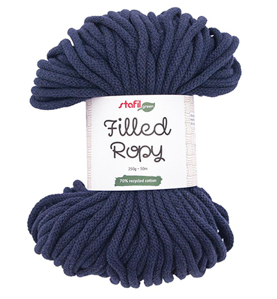 108082-22 - Stafil - Filled Ropy, Navy blue