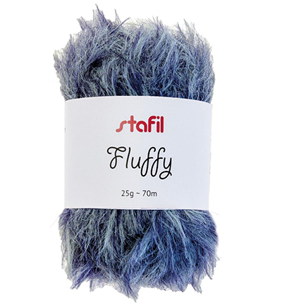 55542 - Fluffy yarn, Blue