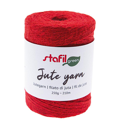 7981-03 - Stafil - Jute yarn, Red