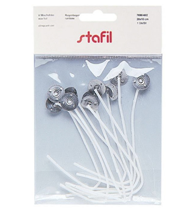 764-01 - Stafil - Mèches en cire rondes ø 2mm - Waxed round wick