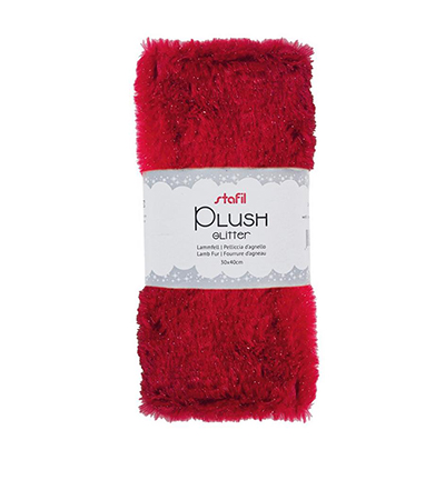240126-02 - Stafil - Plush with Glitter, Red