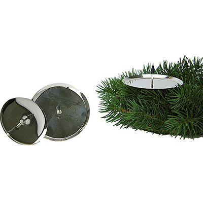 9590-621 - Stafil - Candle holder Silver - Bougeoir