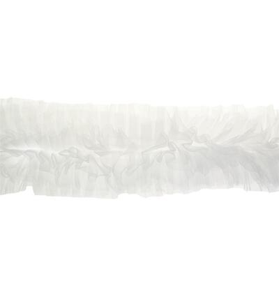 250089-01 - Stafil - Tulle trim, White