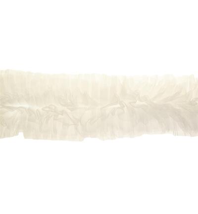 250089-02 - Stafil - Tulle trim, Cream