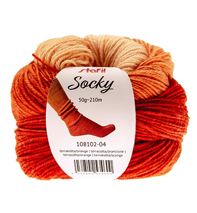 56424 - Socky, Terracotta / orange