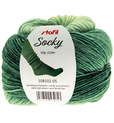 56425 - Socky, Dark / light green