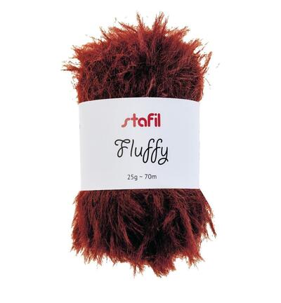 108101-10 - Stafil - Fluffy yarn, Mahogany