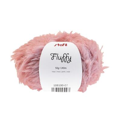 108100-07 - Stafil - Fluffy yarn, Pink