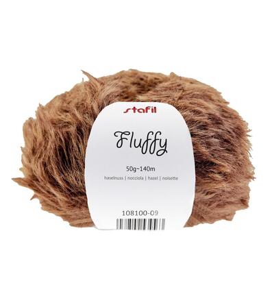 108100-09 - Stafil - Fluffy yarn, Hazel