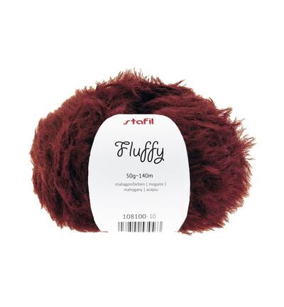 108100-10 - Stafil - Fluffy yarn, Mahogay