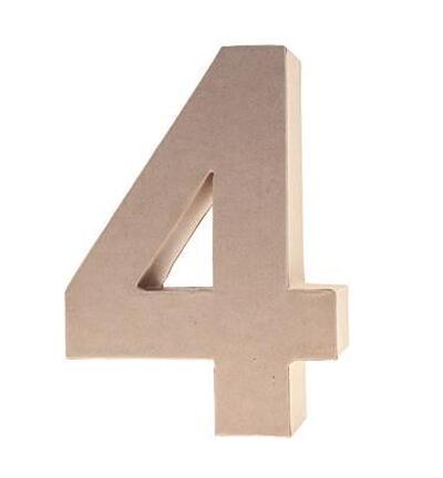 9693-4 - Stafil - Cardboard Number 4