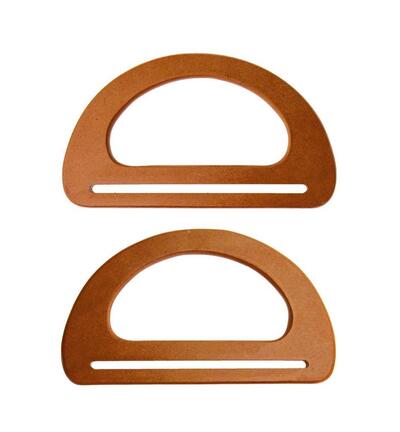 335804-01 - Stafil - Wooden Bag handles, naturel