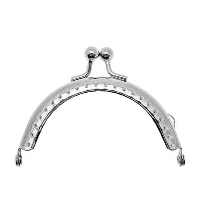 335770-01 - Stafil - Clutch closure for bags, Cindy silver