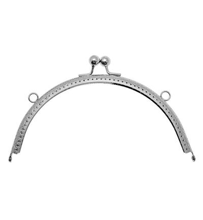 335771-01 - Stafil - Clutch closure for bags, Laura silver
