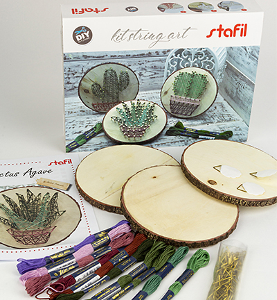 729993-2 - Stafil - String-art creative kit, cacti