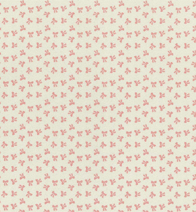 250713-251 - Stafil - Felt Bow, Offwhite/light pink