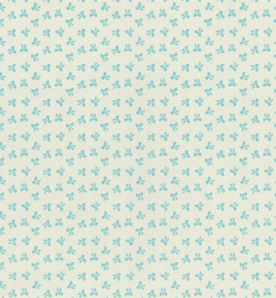 250713-252 - Stafil - Felt Bow, Offwhite/light blue