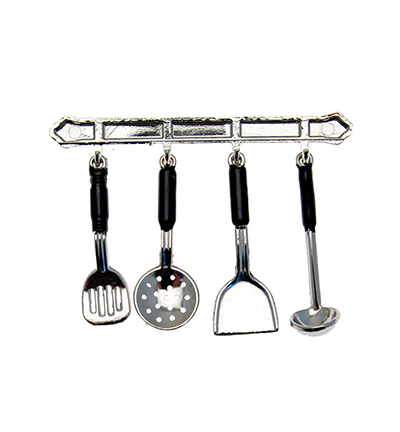 3396-41 - Stafil - Cocking utensils x5  3cm silver