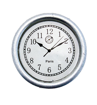 3396-40 - Stafil - Clock silver