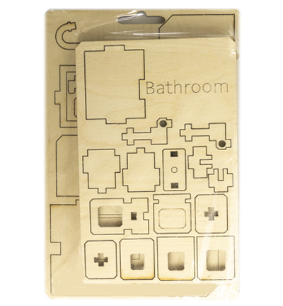 8603-16 - Stafil - Puzzle en bois 3D Salle de bain