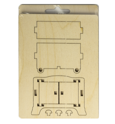 8603-06 - Stafil - 3D wooden puzzle cupboard