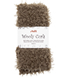 24001402 - Wooly curls fabric, Brown