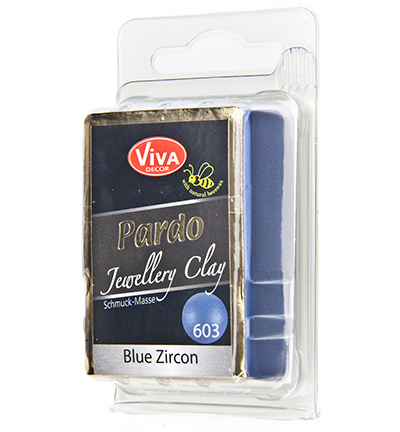 310060360 - ViVa Decor - Polymer Clay, Blue Zirkon