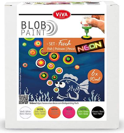 800199200 - ViVa Decor - Blob Paint FarbSet Fisch