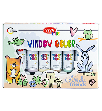 800303900 - ViVa Decor - Window Color Set Kids, Nordic Friends