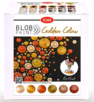 800305800 - ViVa Decor - Blob Paint FarbSet Golden Glow