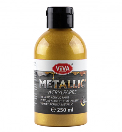 128090309 - ViVa Decor - Metallic Acrylfarbe, Gold