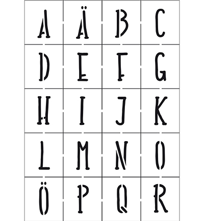 900280000 - ViVa Decor - Alphabet moderne