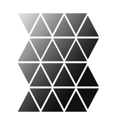 900281800 - ViVa Decor - Dreiecks-Muster / Driehoeks patroon