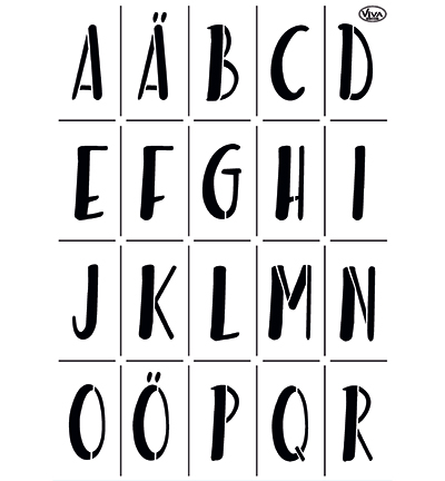 900290200 - ViVa Decor - Alphabet moderne 2 pieces