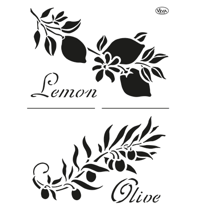 902202600 - ViVa Decor - Zitrone & Olive / Citroen & Olijf