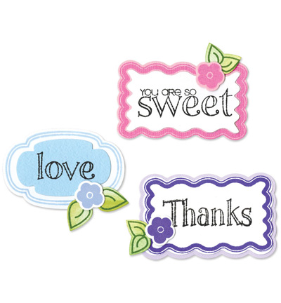 657919 - Sizzix - (6) Words & Tags