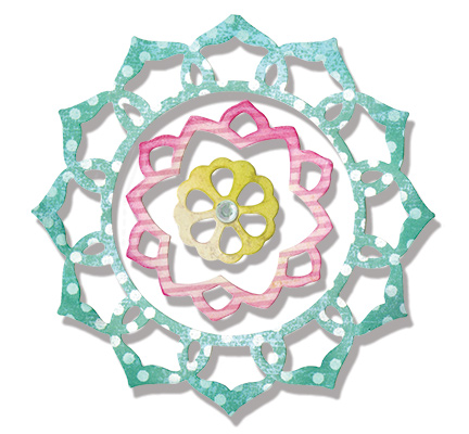659128 - Sizzix - Frame Layers & Flower