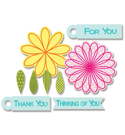 659206 - Sizzix - Flowers & Tags