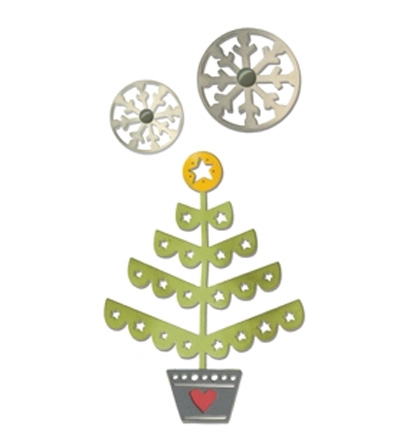 660726 - Sizzix - Christmas Tree & Snowflakes