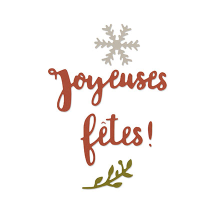 662155 - Sizzix - Joyeuses Fêtes ! (Happy Holidays)