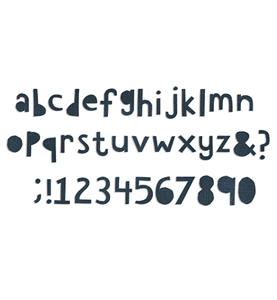 662708 - Sizzix - Alphabet Die - Cutout Lower