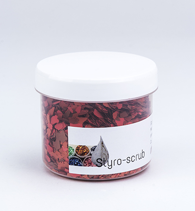 ST.SC.M50.RD - Styro-Scrub - Styro-Scrub, Mix Red