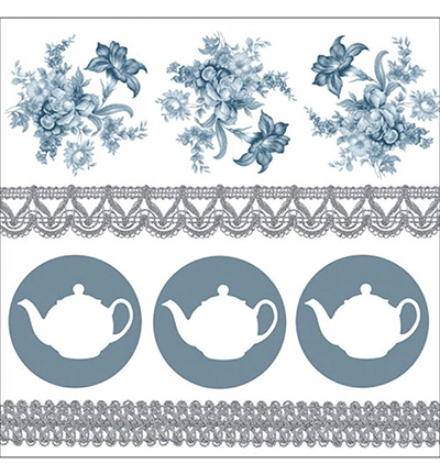 13315060 - Ambiente - Teapots Blue