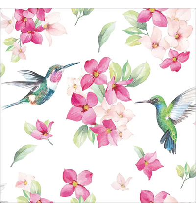 13320620 - Ambiente - Diligent hummingbirds white - 