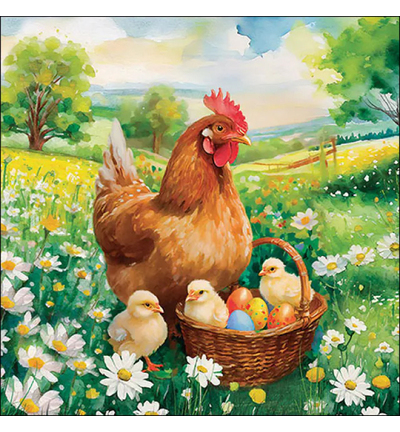 23319375 - Ambiente - Easter chicks in meadow