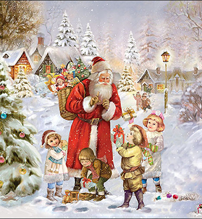 33317970 - Ambiente - Santa bringing presents